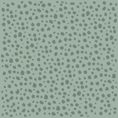 Doodle dots pattern background, green design