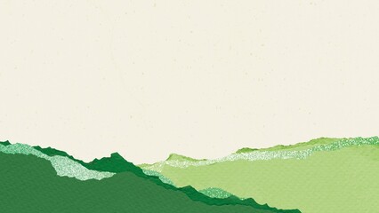 Fototapeta premium Green aesthetic border desktop wallpaper, glitter paper texture background