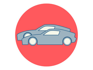 Race car icon. Sport vector icon. Solid editable vector icons. Flat illustration.