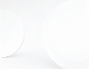 Elegant White Abstract Geometric Shapes white abstract background