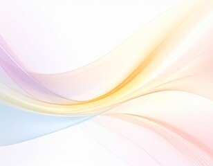 Abstract Pastel Waves Graphic Design white abstract background