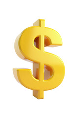 Obraz premium Gold dollar sign graphic against a black background.