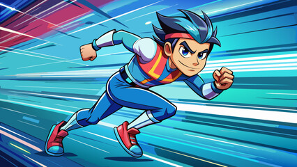 Speed Runner Characters – Dynamic Anime Heroes in Motion