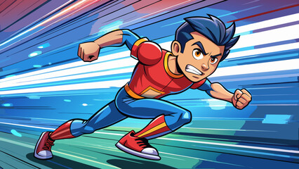 Speed Runner Characters – Dynamic Anime Heroes in Motion