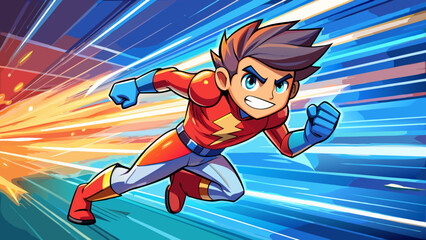 Speed Runner Characters – Dynamic Anime Heroes in Motion