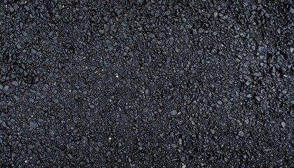 Closeup Texture of Fresh Asphalt Pavement Detailed Dark Road Surface Abstract Background.