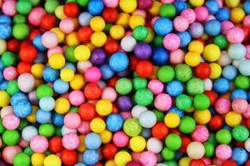 Background full of colorful balls
