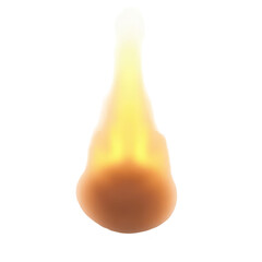 Abstract depiction of a flame.