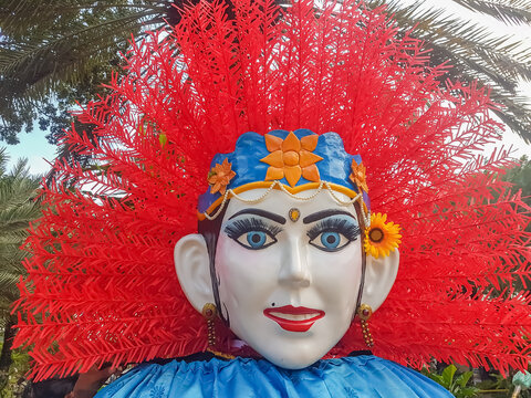 Ondel Ondel the traditional puppet from Jakarta.