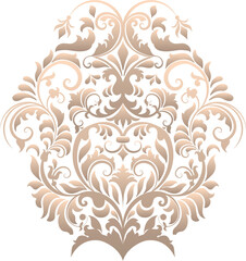 vector illustration of vintage floral ornament