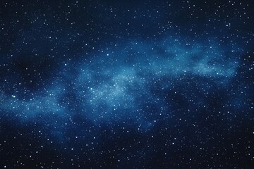 Starry sky background, blue night sky full of stars, glowing stars in the dark space, starry background, dark night, stars in the distance, starlight, dark background with a blue glow, night sky.	
