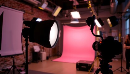 Photography Studio Setup Indoor Space Image Capture Creative Environment Tiltshift Lens Focus