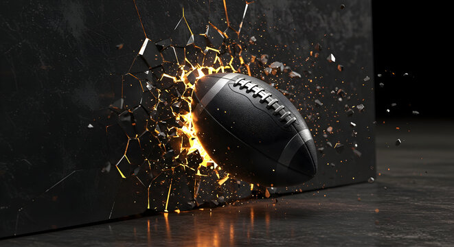 A conceptual image of a football breaking through a barrier, symbolizing the breaking of records and expectations (9).jpg