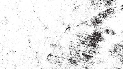 Distressed Grungy Black and White Overlay Texture Abstract Vector Background