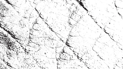 Abstract Black and White Distressed Cracked Grunge Texture Overlay