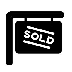 Sold Property Sign Icon