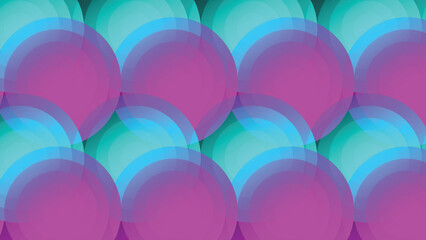 Colorful abstract background with vibrant circles and festive bokeh pattern