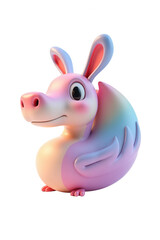 Playful, cartoonish creature with vibrant colors.