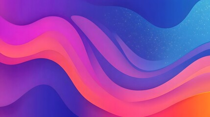 Fototapeta premium Abstract wavy design with vibrant colors.