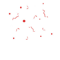 confetti graphic indonesia flag