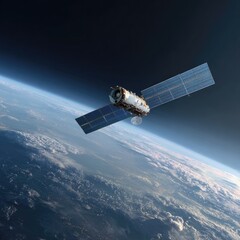 Satellite Orbiting Earth