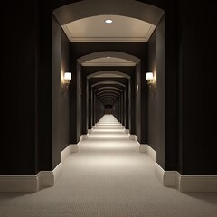Endless Hallway Perspective