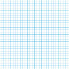 Blue Graph Paper EPS Vector Illustration &ndash; Square Grid Background for Math, Drawing, Engineering, Design, Drafting, School, Technical Use &ndash; Isolated Seamless Pattern, Editable and Printable

