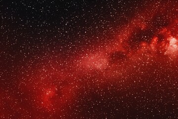 Starry sky background, red night sky full of stars, glowing stars in the dark space, starry background, dark night, stars in the distance, starlight, dark background with a red glow, night sky.	
