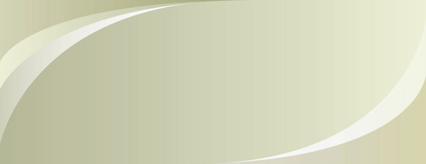 A smooth, light beige background with curved lines. The beige background has a glossy texture, creating a sleek, modern look. Minimal abstract gradient curve vector background