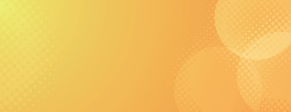 A vibrant halftone orange background with a gradient effect. The background features a dotted texture, blending orange and yellow hues seamlessly. Minimal halftone vector gradient background