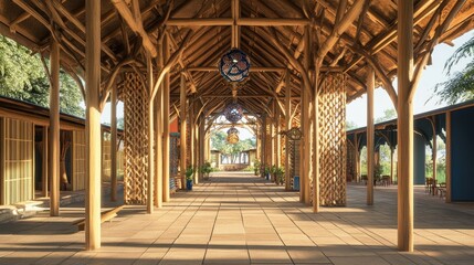 Bamboo Pavilion: A Serene Architectural Masterpiece