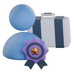 CEO update 3D icon colorful style