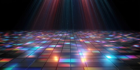 Colorful Light Tiles Floor