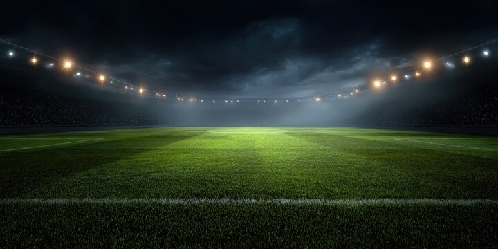 Night Stadium: Green Field, Lights