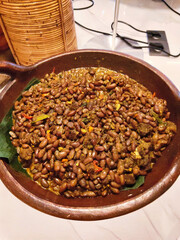 Traditional Jogja Kerecek Stew with Spicy Beans in Clay Pot