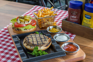  Gourmet Steak and Cheese Menu with Elegant Drink – Stylish Food and Beverage Concept,Elegant Restaurant Menu Featuring Steak, Cheese, and Refreshing Drink – Stylish Food Concept