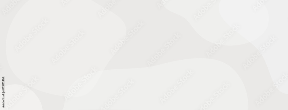 Poster abstract background with soft white and light gray colors. the background features smooth, flowing s