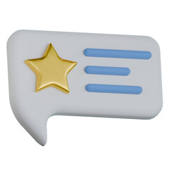 Social Proof Comment 3D Icon Colorful Design