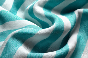 turquoise and white striped drape background