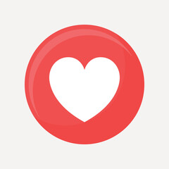 Heart emoticon vector