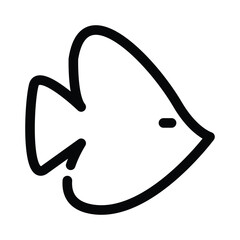 Fish icon design template