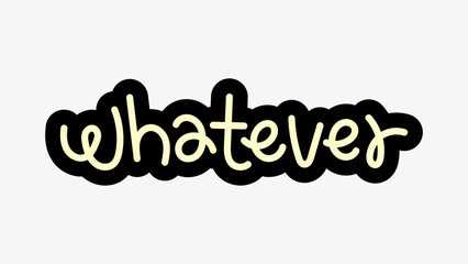 Casual playful text design vector