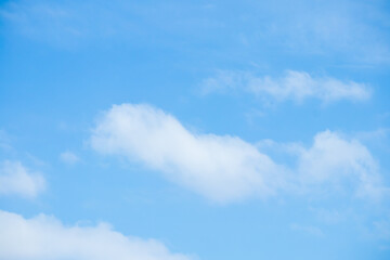 beautiful blue sky with clouds background