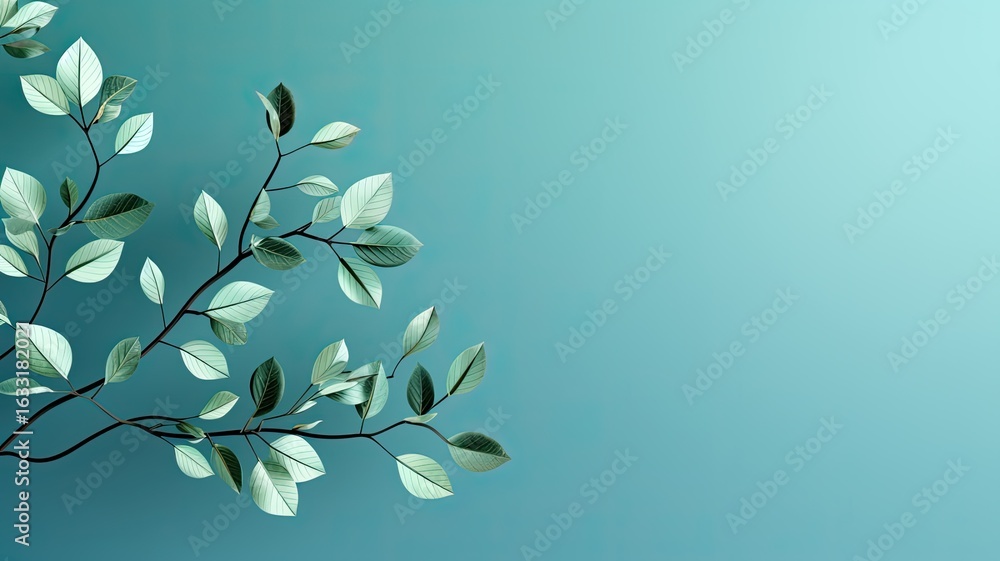 Poster minimalist background negative space on simplicity and minimalism flat style