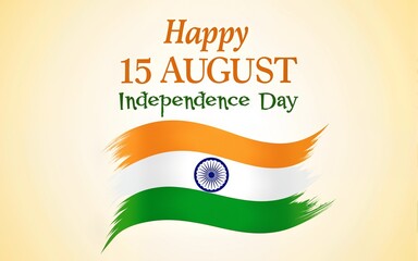 15 th August India Happy Independence day India, Vector illustration,. High quality