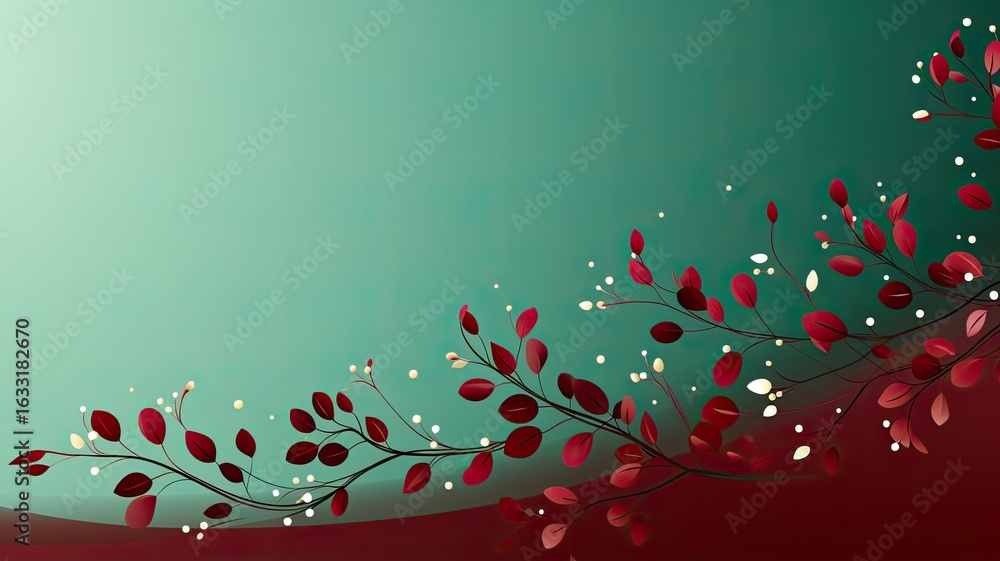 Poster minimalist background negative space on simplicity and minimalism flat style