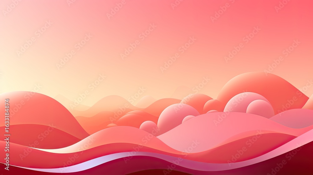 Poster minimalist background negative space on simplicity and minimalism flat style