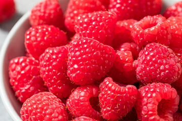 Organic Raw Red Raspberries