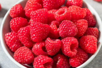 Organic Raw Red Raspberries