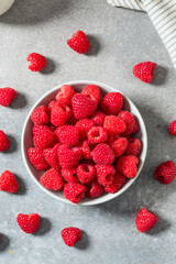 Organic Raw Red Raspberries